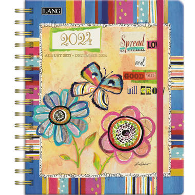 Lang Gallery Florals 2024 Deluxe Planner | Wayfair